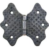 Armüz Antika Tarz Dekoratif Pirinç Kelebek Menteşe - 92 Mm, Oksit