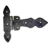 Armüz Antika Tarz Dekoratif Pirinç Kuyruklu Düğmeli Menteşe No1 - 117X142 Mm, Oksit