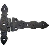 Armüz Antika Tarz Dekoratif Pirinç Kuyruklu Düğmeli Menteşe No2 - 138X167 Mm, Oksit