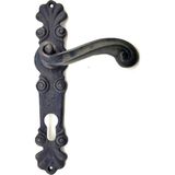 Armüz Antika Tarz Dekoratif Pirinç Okyanus Oda Kapı Kolu - 230X46 Mm, Oksit