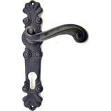 Armüz Antika Tarz Dekoratif Pirinç Okyanus Yale Kapı Kolu - 230X46 Mm, Oksit