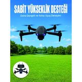 Armüz App Kontrollü Mini Drone 4K Hd Kamera, 360° Takla ve Katlanabilir Tasarım - Çok Renkli