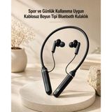 Armüz Kablosuz Boyun Tipi Bluetooth Kulaklık Mikrofonlu Spor ve Günlük Kullanıma Uygun