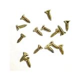 Armüz Klips, Menteşe, Ayak, Ağaç, Sunta Vidası 2,2x7,5mm - Sarı 100 Adet