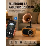 Armüz Mini Nostaljik Bluetooth Hoparlör Fm Radyo 8 Saat Batarya Yeni Nesil