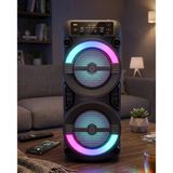 Armüz Rgb Işıklı Taşınabilir Bluetooth Hoparlör Güçlü Stereo Ses