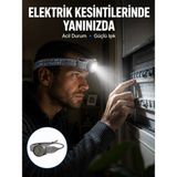 Armüz Şarj Edilebilir Kafa Feneri Kamp Tamir ve Outdoor Kullanımına Uygun - Çok Renkli