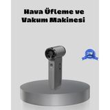 Armüz Şarjlı 130000 Rpm Hava Üflemeli ve Vakumlu Araç Ev Temizlik Makinesi