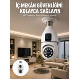 Armüz Tak Çalıştır Ampul Kamera – Full Hd 1080P Kablosuz Güvenlik Çözümü Yeni Nesil