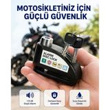 Armüz Taşınabilir Alarm Disk Kilidi Motosiklet Scooter Bisiklet Güvenlik Yeni Nesil