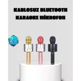 Armüz Taşınabilir Karaoke Mikrofon – Bluetooth, USB ve Aux Girişli