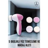 Armüz Taşınabilir Yüz Temizleme Cihazı Masaj, Peeling, Temizlik 5 Başlıklı