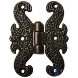 Armüz Zamak Kelebek Menteşe - Büyük, 50X67MM, Oksit, 1 Adet