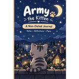 Army the Kitten: A Non-Dated Journal: A5 Lined Notebook with Corner Date Boxes – 100 Premium Pages for Flexible Daily Planning, Mindful Notes, and Creative Writing without Space Limits