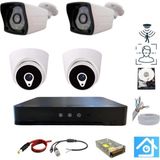 ARNA 2 DIŞ 2 İÇ KAMERALI 2 MP 1080 P 3.6 MM GENİŞ AÇI 1 TB HDD DAHİL GÜVENLİK SETİ - ST2221000