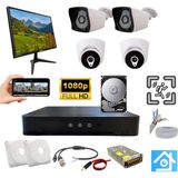 Arna 2 Dış 2 Iç Kameralı Monitör ve 500 GB HDD Dahil Ahd Güvenlik Kamerası SETİ-ST42500MT