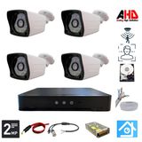 ARNA 2 MP 1080P 4 KAMERALI DIŞ MEKAN AHD GÜVENLİK SETİ 250 GB HDD DAHİL - ST24250