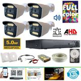 Arna 4 Kameralı 5 Mp 8 Warm Ledli Waterproof Ahd Güvenlik Seti 250 GB HDD Dahil- ST-25058