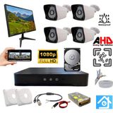 Arna 4 Kameralı Monitör ve 250 GB HDD Dahil Ahd Güvenlik Kamerası SETİ-ST24250MT