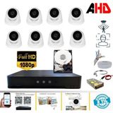Arna 8 Kameralı İç Mekan Güvenlik Seti 2 TB HDD Dahil 2 MP Full HD Çözünürlük ile Gece Görüşü