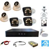 Arna Full Güvenlik Seti 3 Iç Mekan 3 Dış Mekan Kameralı 2 MP 1080P ST2600 Koaksiyel Bağlantı