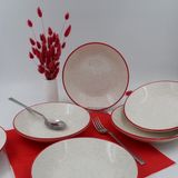 Arna Porselen Kiraz 20 cm Yemek Tabağı 6 Adet