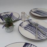 Arna Porselen Royal 20 cm Pasta Tabağı 6 Adet - Desenli