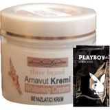 Arnavut Kremi 100 ml Cilt Renk Açıcı Masaj Bakım Kremi 1 Adet Jel ile - 1li