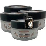 Arnavut Kremi 4X50 ml Cilt Masaj Bakım Kremi 1 Adet Jel ile