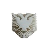 Arnavutluk Bayrağı Çift Başlı Kartal Şeklinde Silikon Şeker Hamuru Ve Sabun Kalıbı 12,5x12,5x2 Cm dop13680001igo