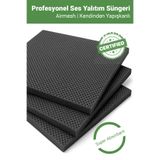 Arnee 20 Adet Air Mesh Ses Yalıtım Süngeri 50x50 cm Yapışkanlı Akustik Ses Yalıtım İzolasyon Paneli 20 mm