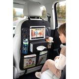 Arnee Araç Içi Koltuk Arkası Organizer Koruyucu Kılıf Eşya Düzenleyici Tablet Tutucu Organizer - Standart - 01-Siyah