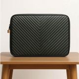 Arnee Deri Laptop Notebook Çantası - 13-14" - Siyah