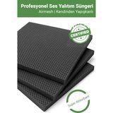 Arnee Ses Yalıtım Süngeri 50X50 cm Yapışkanlı Akustik Ses Yalıtım Izolasyon Paneli
