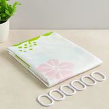 ARNEER Pvc Banyo Duş Perdesi 90X180 Cm - 2'Li, 12 Halka
