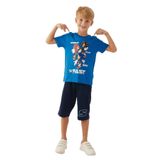Arnetta 16983 Sonic Cobalt Kısa Kol Erkek Çocuk Pijama Takımı