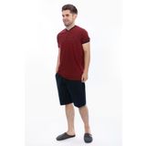 Arnetta 2061 Erkek Düğmeli 3'Lü Pijama Takım