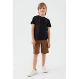 Arnetta 2509 Vertical Stripes Erkek Çocuk Bermuda Takım