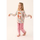 Arnetta 2651 Garson Polar Krem Kız Çocuk Uzun Kol Pijama Takım