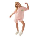 Arnetta Disney Somon Kız Çocuk Minnie Mouse Pijama Takımı 48873 Somon 6-7