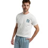Arnetta Erkek Beyaz Kısa Kollu T-shirt, Bisiklet Yaka, Regular Kalıp, 2'li Takım, XL Beden