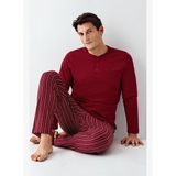 Arnetta Erkek Bordo Pijama Takım AR3013-S-V3