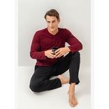 Arnetta Erkek Bordo Pijama Takımı AR3694-S-V3