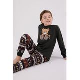 Arnetta Erkek Çocuk Gri Pijama Takımı - 4 - 5 Yaş