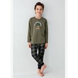 Arnetta Erkek Çocuk Haki Pijama Takımı