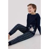 Arnetta Erkek Çocuk Lacivert Garson Boy Pijama Takımı 3444-G