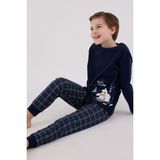 Arnetta Erkek Çocuk Lacivert Pijama Takımı - 4 - 5 Yaş