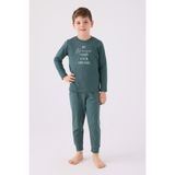 Arnetta Erkek Çocuk Mavi Pijama Takımı - 2 - 3 Yaş