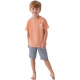 Arnetta Erkek Çocuk Turuncu Pijama Takımı 3671-G - 12 - 13 Yaş