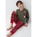 Arnetta Erkek Çocuk Yeşil Pijama Takımı - 12 - 13 Yaş
